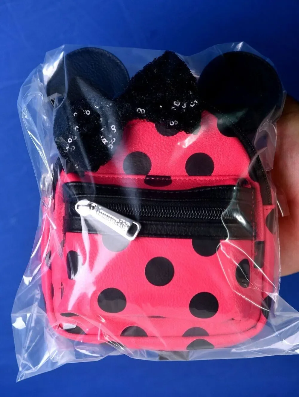Loungefly Minnie Mouse Polka Dots Mini Backpack Wristlet